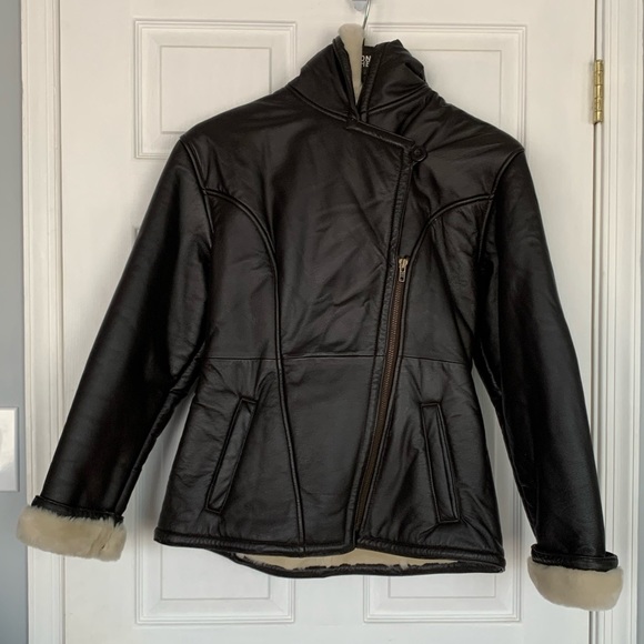 Wilsons Leather Vintage Hooded Jacket - Picture 2 of 6